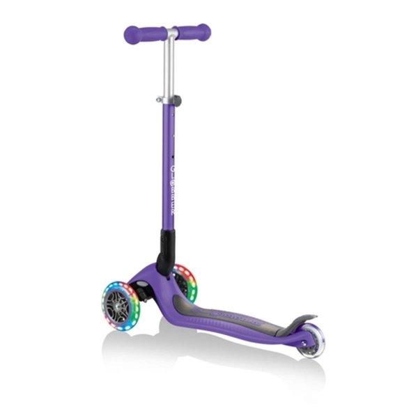 Globber Globber 432-103 Primo Foldable Scooter with Lights; Violette 432-103